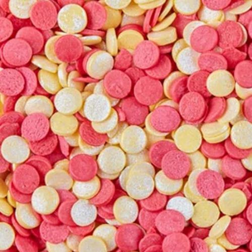 Посыпка конфетти красно-золотые, 50г.