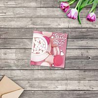 Открытка-мини "Для тебя", сладости, 7*7см