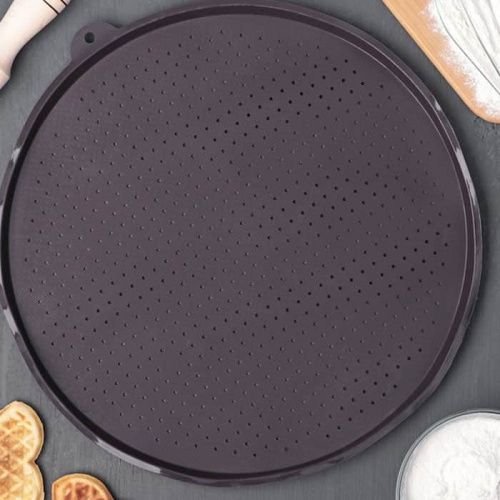 Силиконовый коврик круглый, перфорированный 35*1,5см