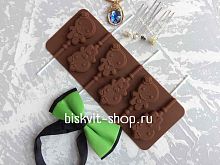 Силиконовая форма "Девочка, мальчик" 20,5х10,5х1,5 см