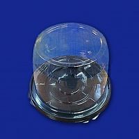 Коробка Пластик черная 23см h=13,5см